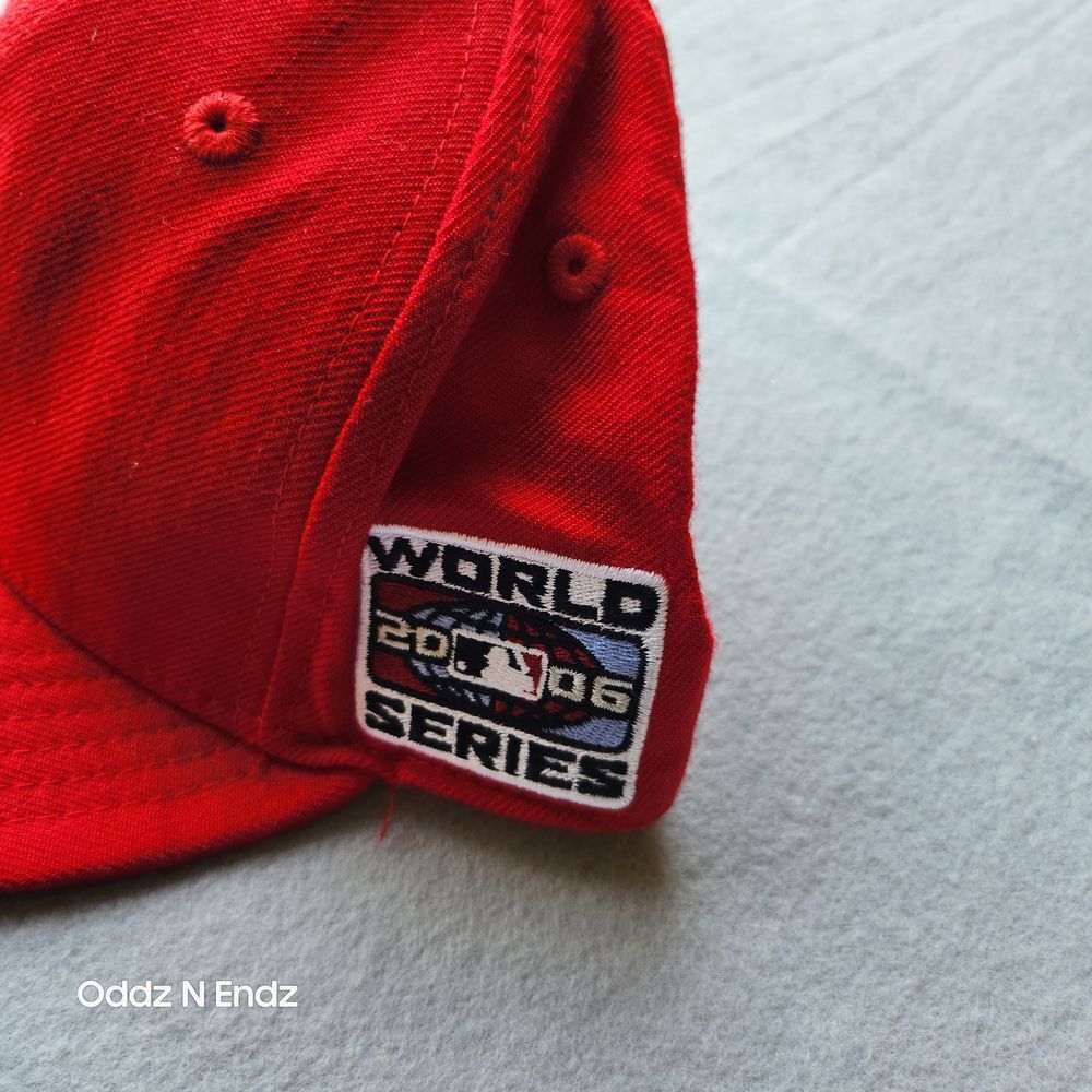 New Era St. Louis Cardinals World Series 2011 Official MLB Baseball Cap Sz 7 3/8 - Picture 10 of 11